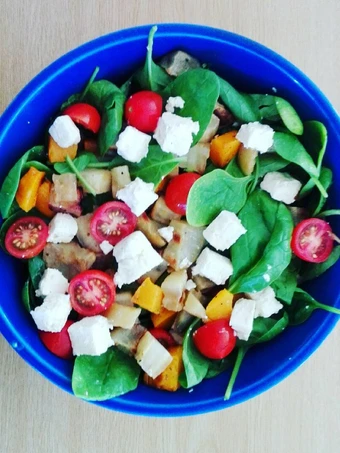 Easy Steps to Make Light roast veg and feta salad the Delicious Really delicious