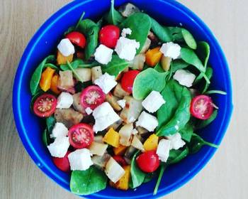 Popular Cuisine Light roast veg and feta salad Very Delicious