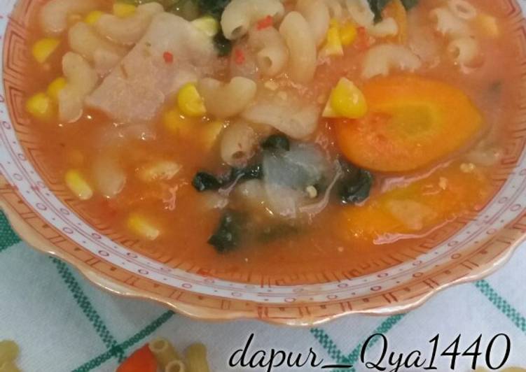 Cara Gampang Membuat Seblak Makaroni Warna-warni, Sempurna