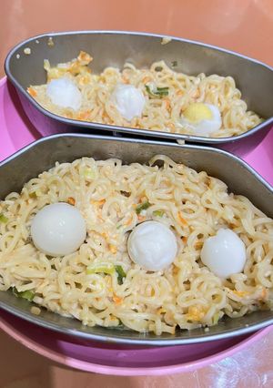 Foto resep Mie Kukus Telur Puyuh (Mpasi Balita)