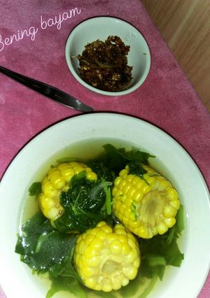 Foto resep Bening bayam jagung