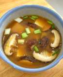 Canh Miso Nấm Đậu Hũ Non Chay