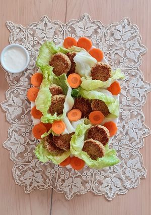 Una foto de Croquetas de garbanzos