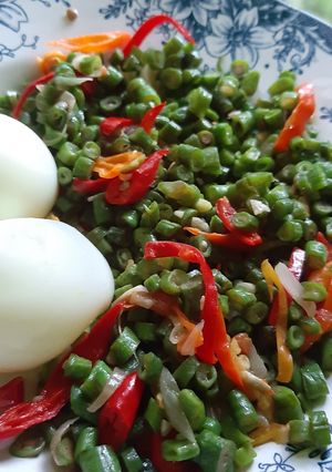 Foto resep Menu Sarapan Diet: Tumis Kacang Panjang Kecap Ikan