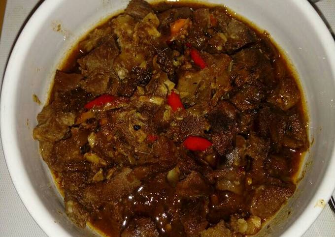 Resep Krengseng kambing, Lezat Sekali