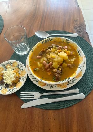 Una foto de Sopa de apio o arracacha