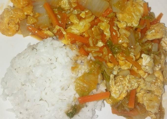 Resep Orak Arik Telur Sawi Putih Dan Wortel Oleh Indri Nelam Cookpad