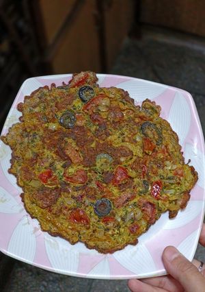 A picture of Omelette 🍝🥚.