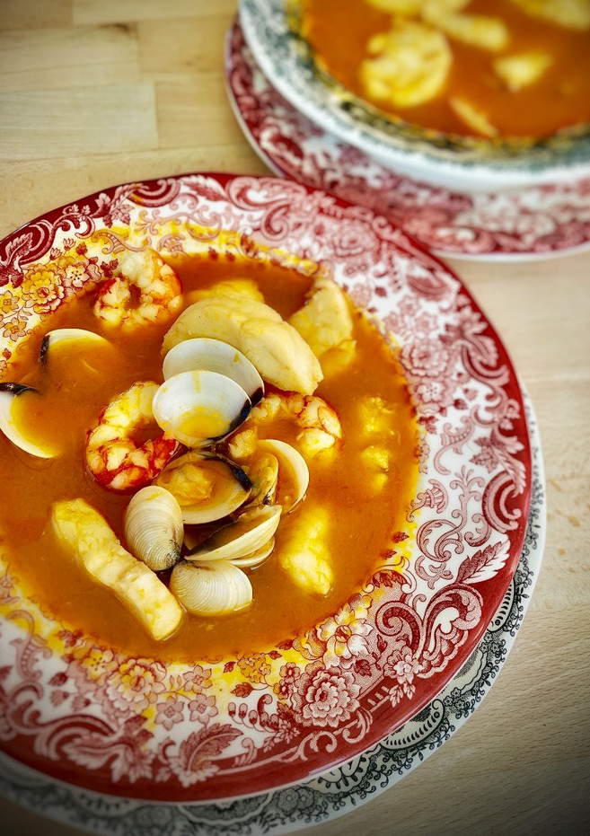Una foto de Sopa de pescado