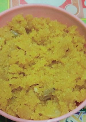 A picture of Suji halwa.