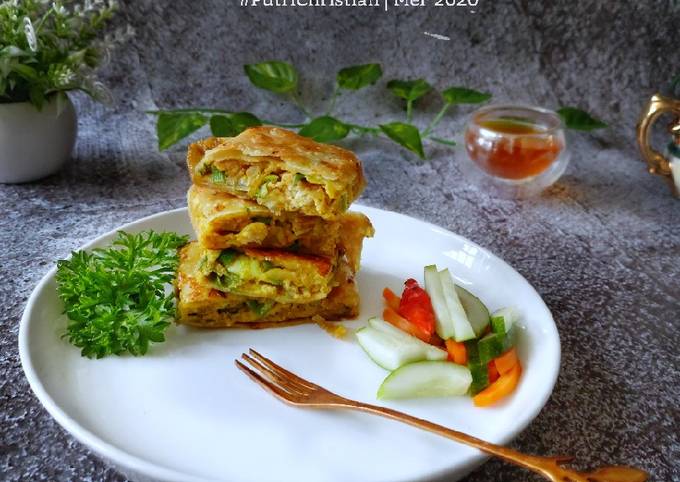 Resep Martabak Telur ala abang abang yang Bikin Ngiler