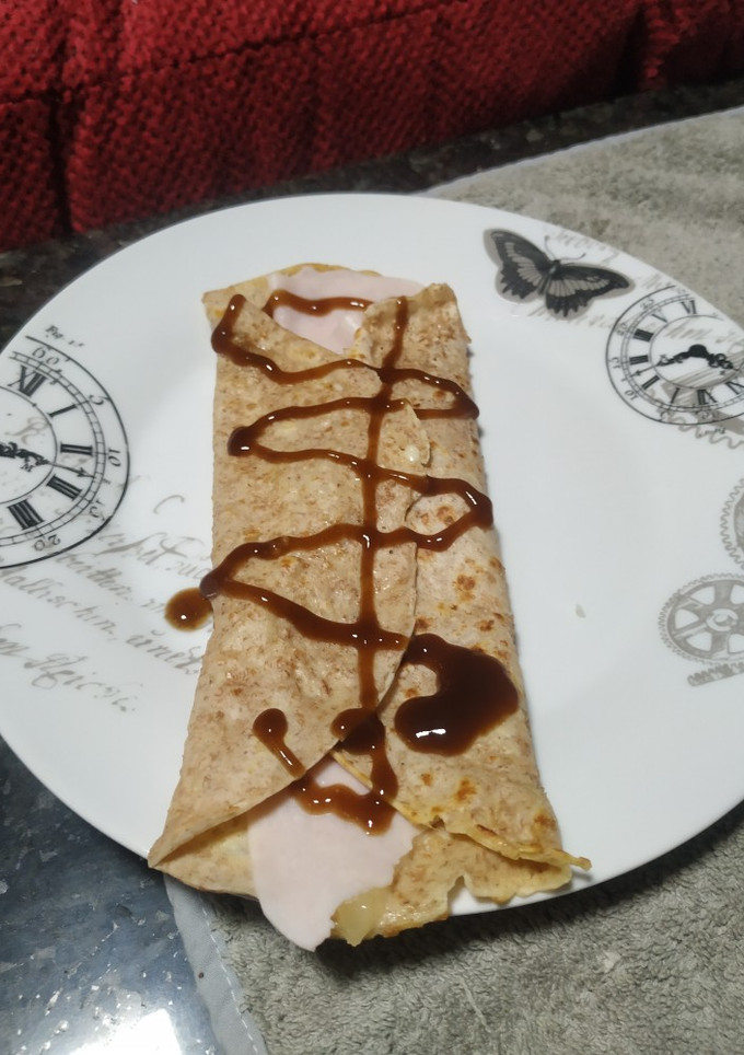 Una foto de Creps integral. Receta fit