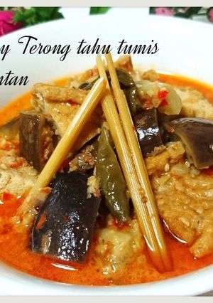 Foto resep Terong tahu tumis santan