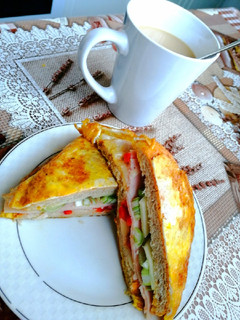 Tojásos klubszendvics 🥪🥚 recept fotója
