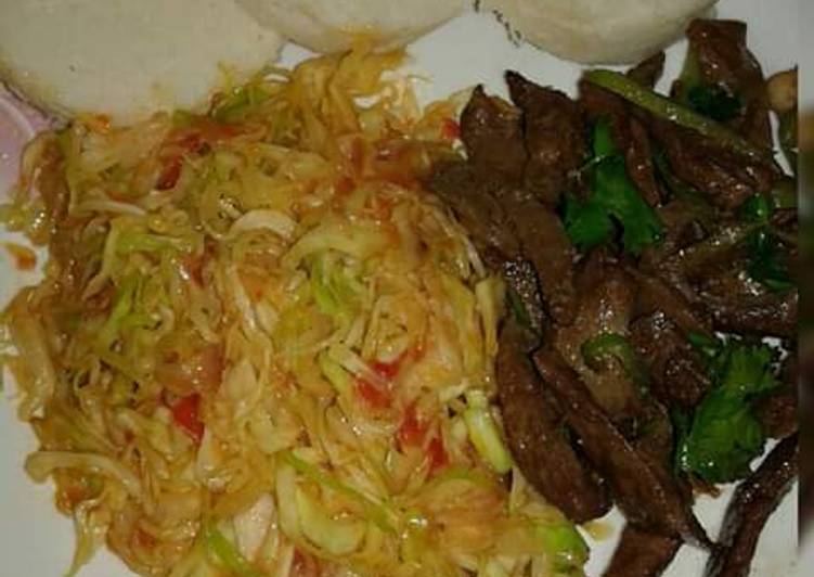Step-by-Step Guide to Make Award-winning #tbt1 fried liver &amp;amp; sauteed cabbage