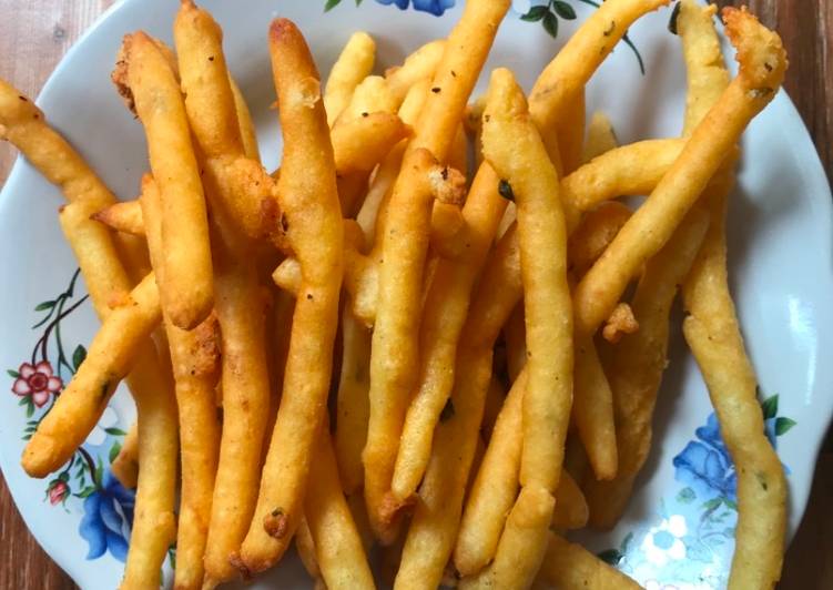 Bagaimana Menyiapkan Stik kentang keju byme, Enak