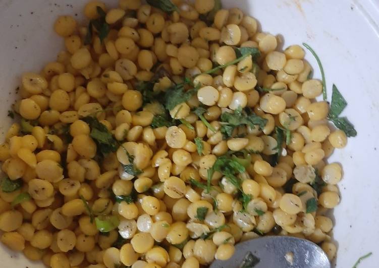 Recipe of Ultimate Chatpata boiled chana dal