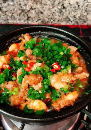 Hình của món Thịt kho tép.