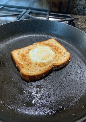 A picture of Easy “Toad In A Hole”!.