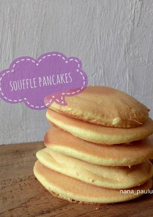 Foto resep Fluffy souffle pancake || pancake lembut menul menul
