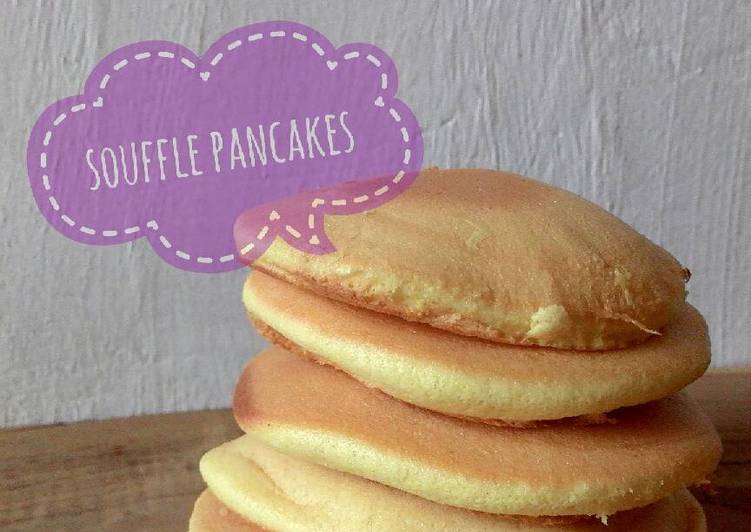 Fluffy souffle pancake || pancake lembut menul menul