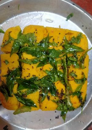 A picture of Dhokla.