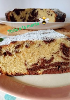 Una foto de Torta a la menta y cacao