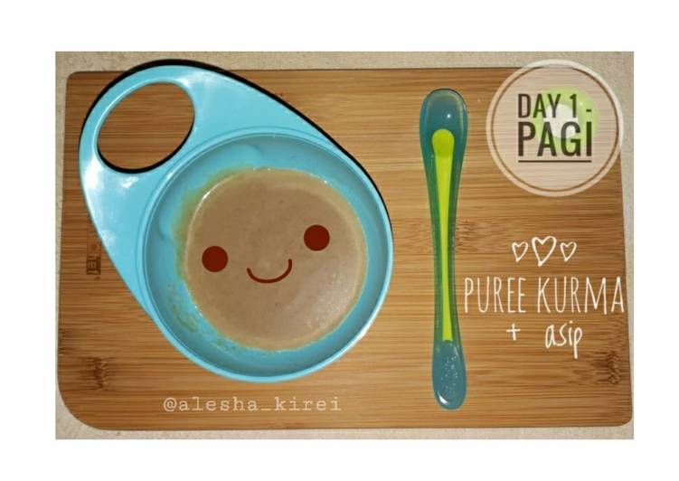 Cara Memasak Puree Kurma (mpasi 6mo) yang Lezat