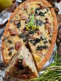 Quiche dengan Crust Roti Tawar