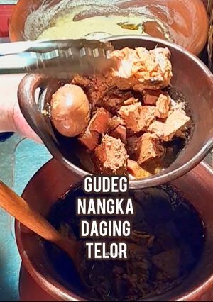 Foto resep Gudeg Nangka Daging Sapi dan Telor