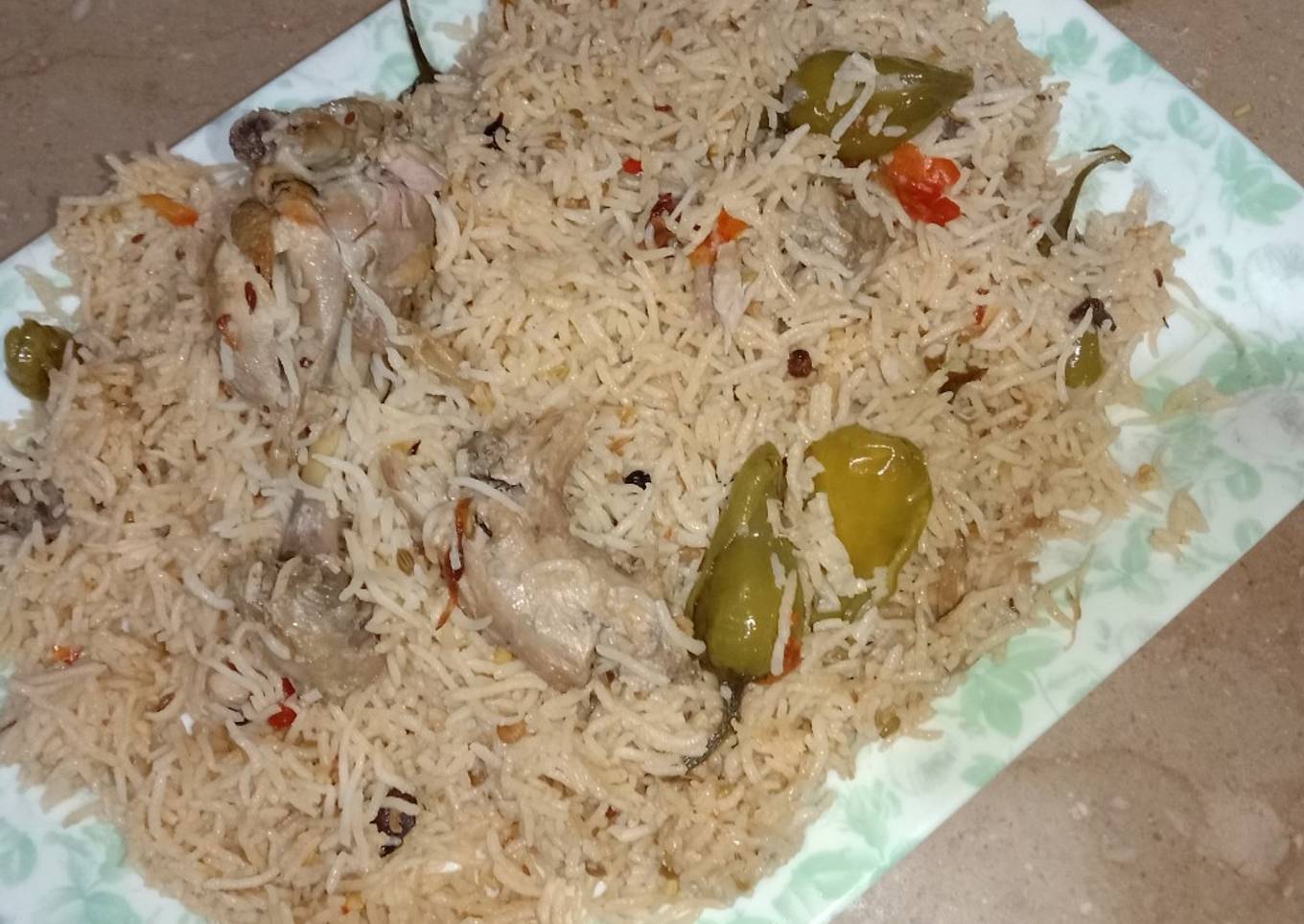 Chicken yakhni pulao