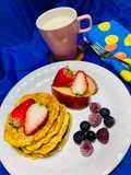 Panqueques De🥞 Manzana 🍎 con Harina de Soja👌