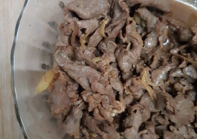 Beef Bowl ala Yoshinoya