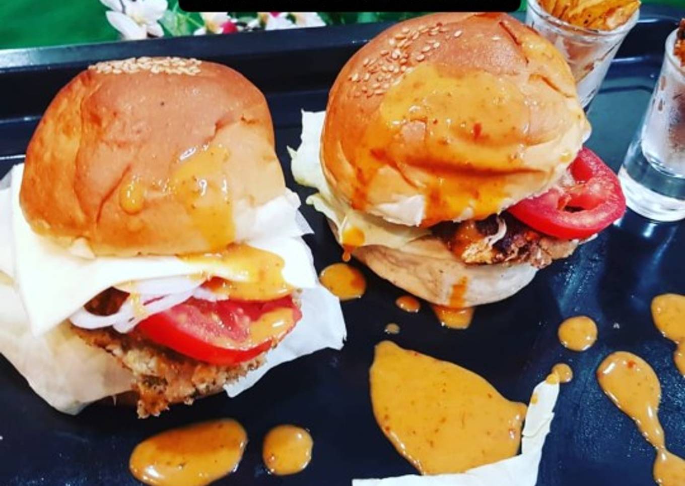Veg Aloo Tikki BurgerðŸ”ðŸ”ðŸ˜‹ðŸ˜
