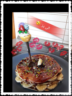 عکسی از دستور 🥞🍌پنکیک 🍌🥞