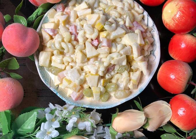 Pasta fruit salad