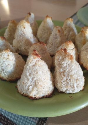 Una foto de Coquitos saludables sin azúcar y sin tacc de pera