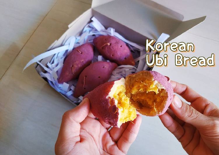 Resep Korean Ubi Bread | roti ubi Korea | sweet potato bread Anti Gagal