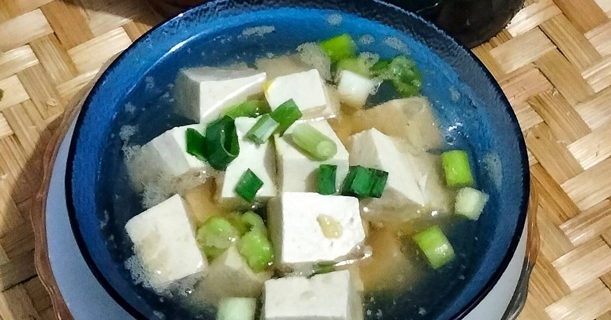 Resep Sup Tahu Putih Ala Hokben Oleh Fey Pawonmungil Cookpad