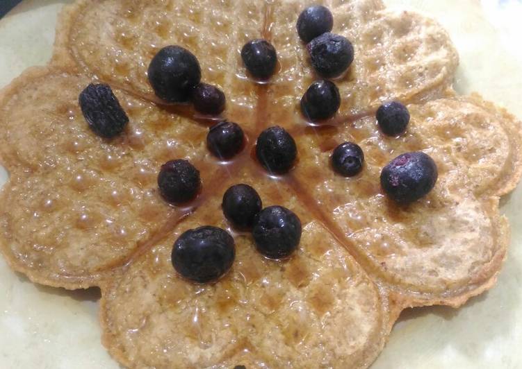 Oat Blueberry Waffle.