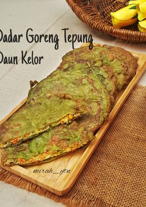 Foto resep Telur Dadar Goreng Tepung Daun Kelor