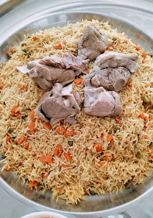صورة لوصفة صينية الرز بالجزر واللحم