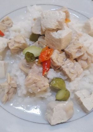Foto resep Jangan Ndeso (resep unik tahu tempe)
