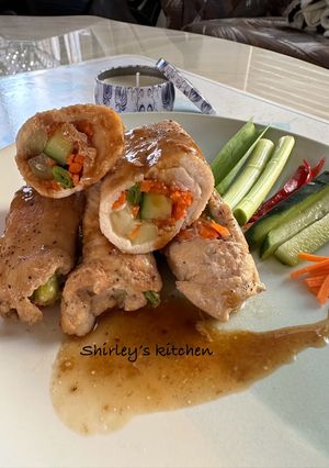四蔬滾筒肉 (簡易年菜) 的食譜成品照片