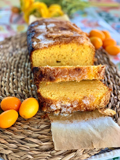 Una foto de Bizcocho de kumquats
