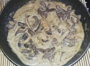 Foto resep Classic beef stroganoff