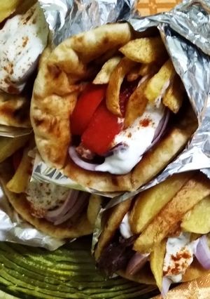 Φωτογραφία της συνταγής Σπιτικά σουβλάκια με μαριναρισμένη μπριζόλα! 😋😋😋