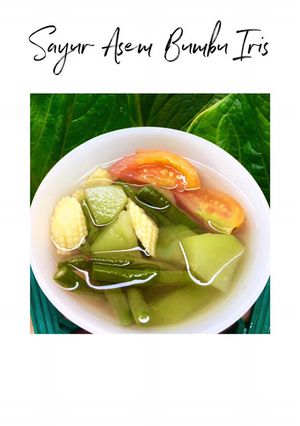 Foto resep Sayur Asem Bumbu Iris