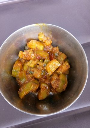A picture of Petha sabji.