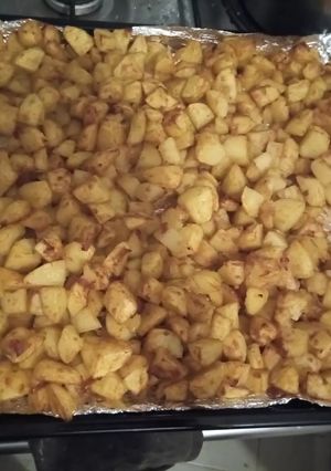 A picture of Grilled potatoes.